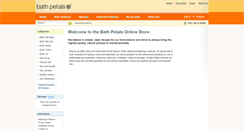 Desktop Screenshot of bathpetals.com