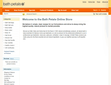 Tablet Screenshot of bathpetals.com